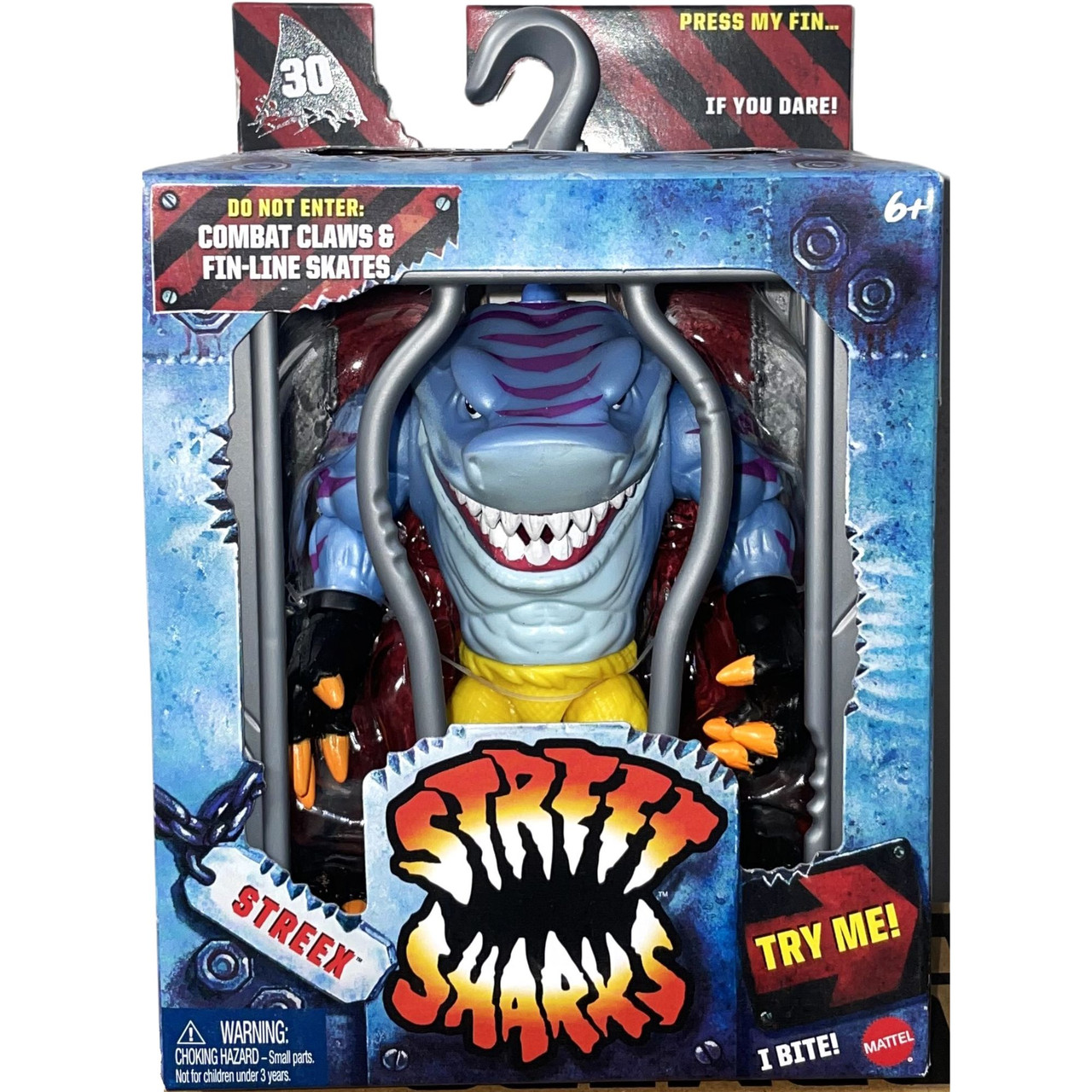 Street Sharks Moto Streex フィギュア Amazon.com: Mattel Street Sharks Action Figure with Bite