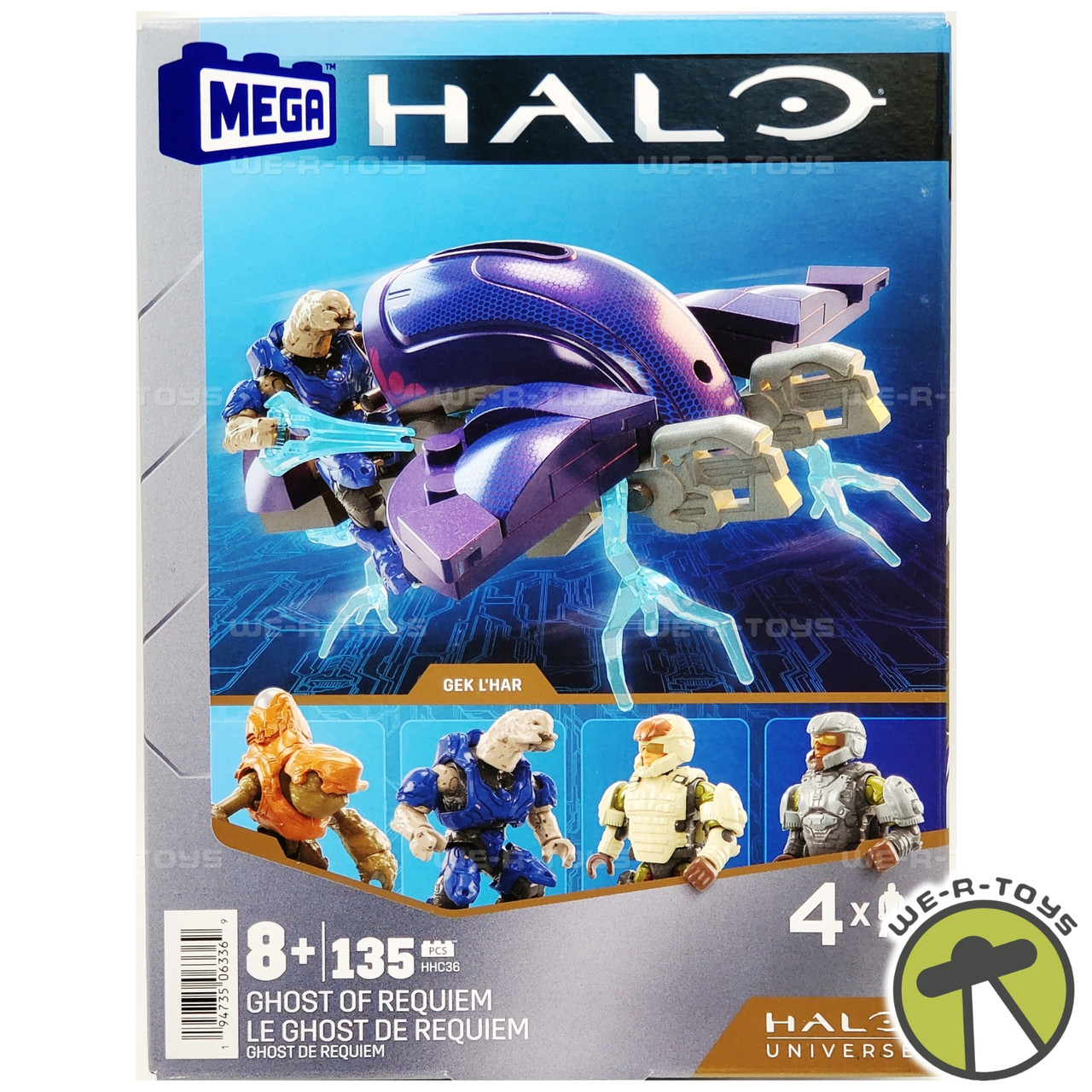 Mega Construx Halo Infinite Spartan Mission – Set di 2 statuette articolate, 6 cm + accessori
