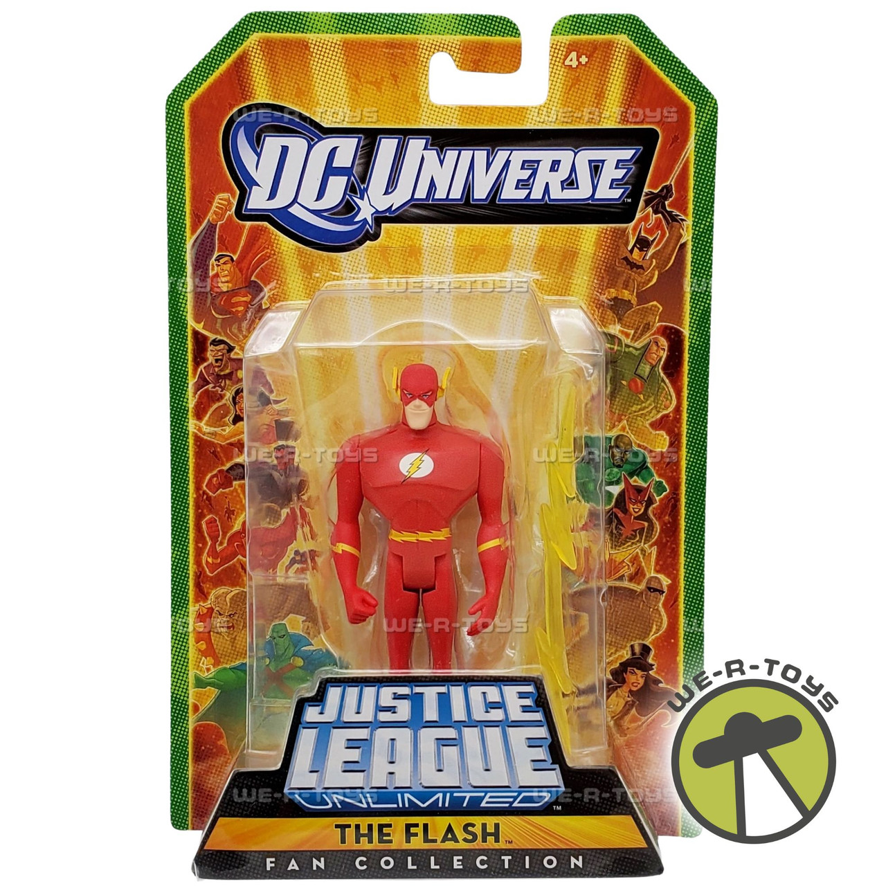 DC Universe Justice League Unlimited The Flash Figure 2009 Mattel