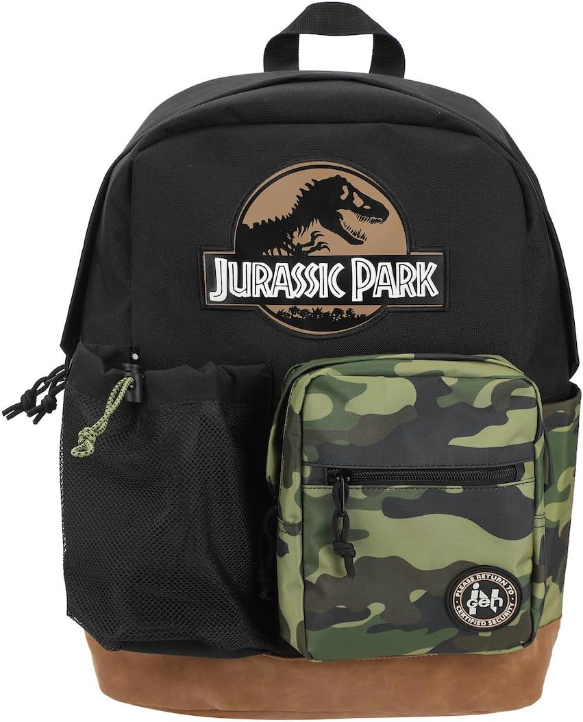 Jurassic Park 17” Backpack With Hydration Pocket from Bioworld