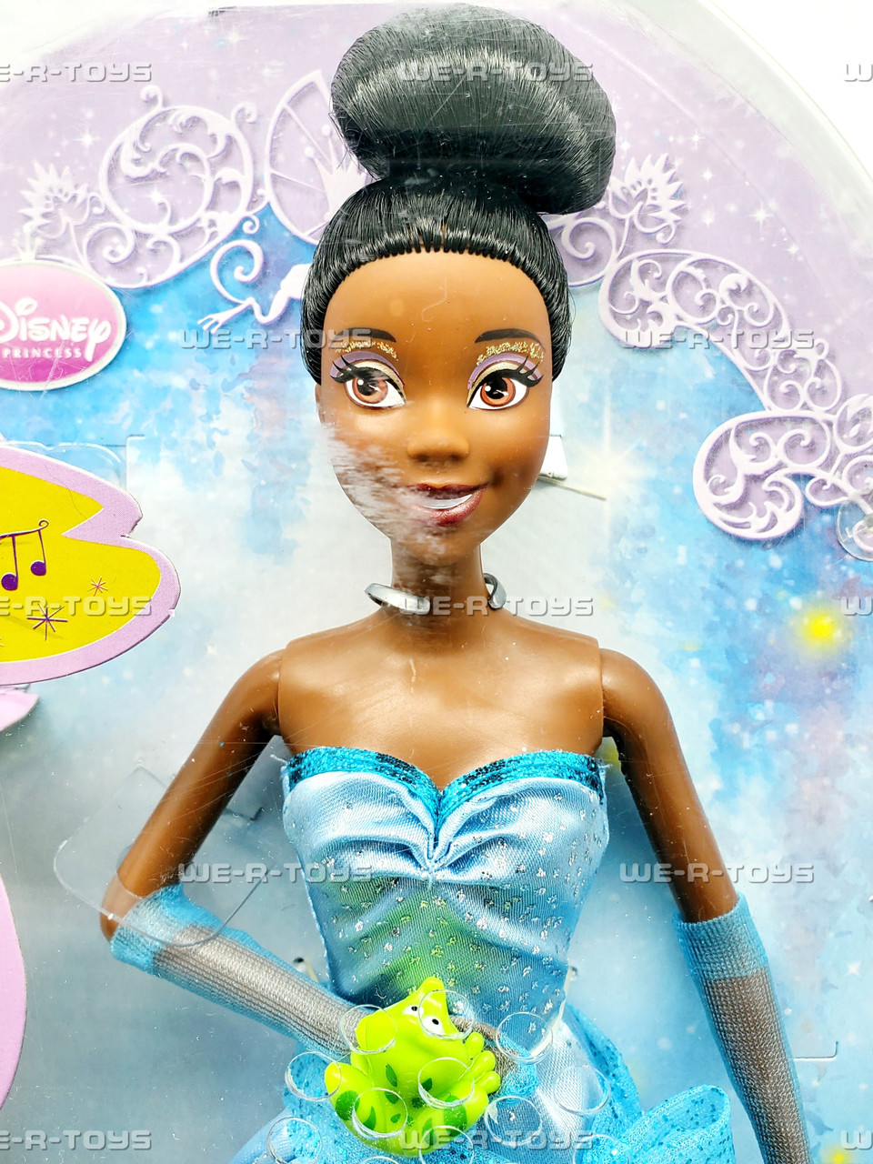 Disney The Princess and the Frog Just One Kiss Princess Tiana Doll 2009 Mattel - We-R-Toys Disney The Princess and the Frog Just One Kiss Princess Tiana Doll 2009 Mattel - We-R-Toys