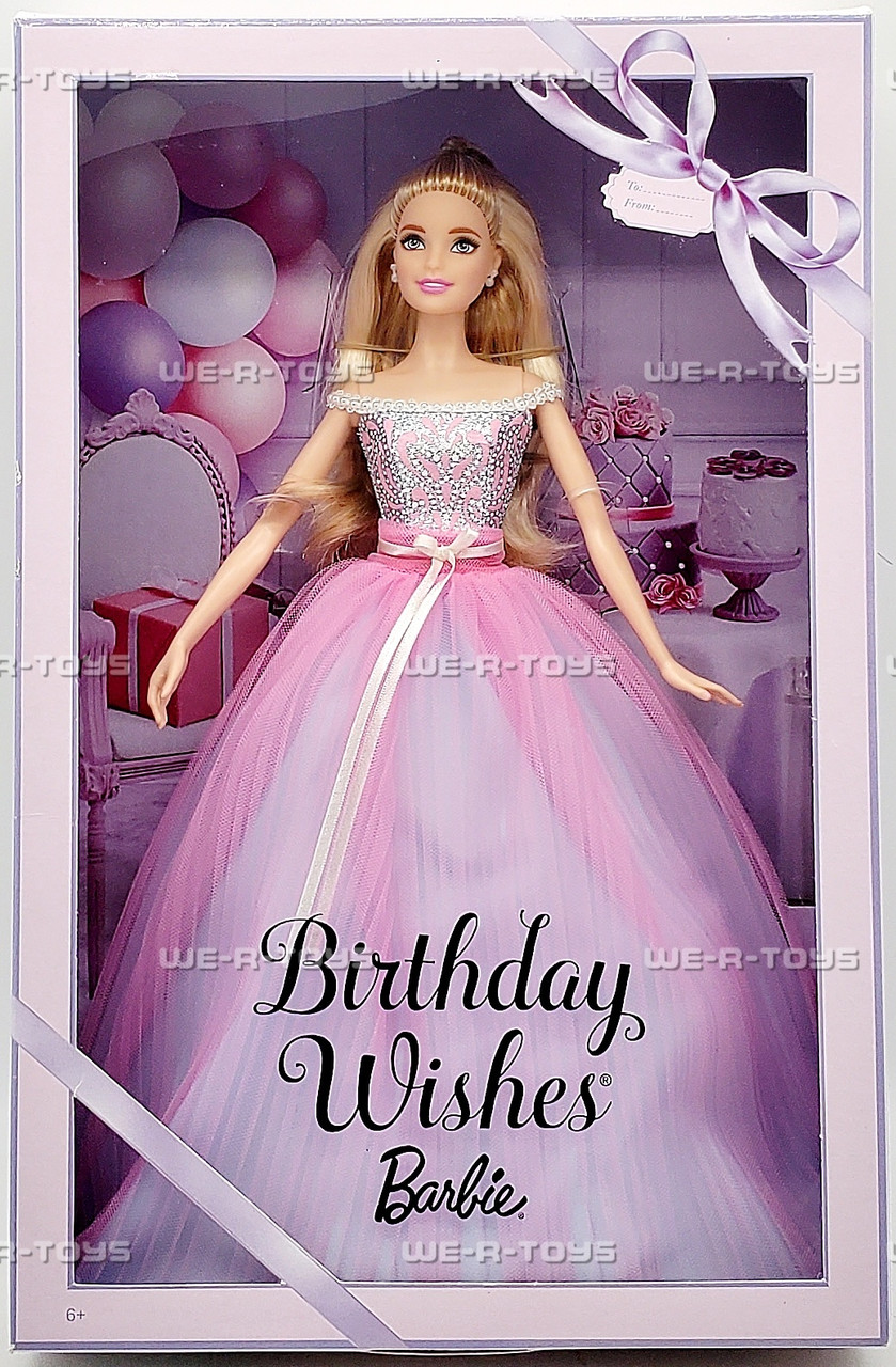 Barbie Birthday Wishes Doll 2016 Mattel DVP49 - We-R-Toys