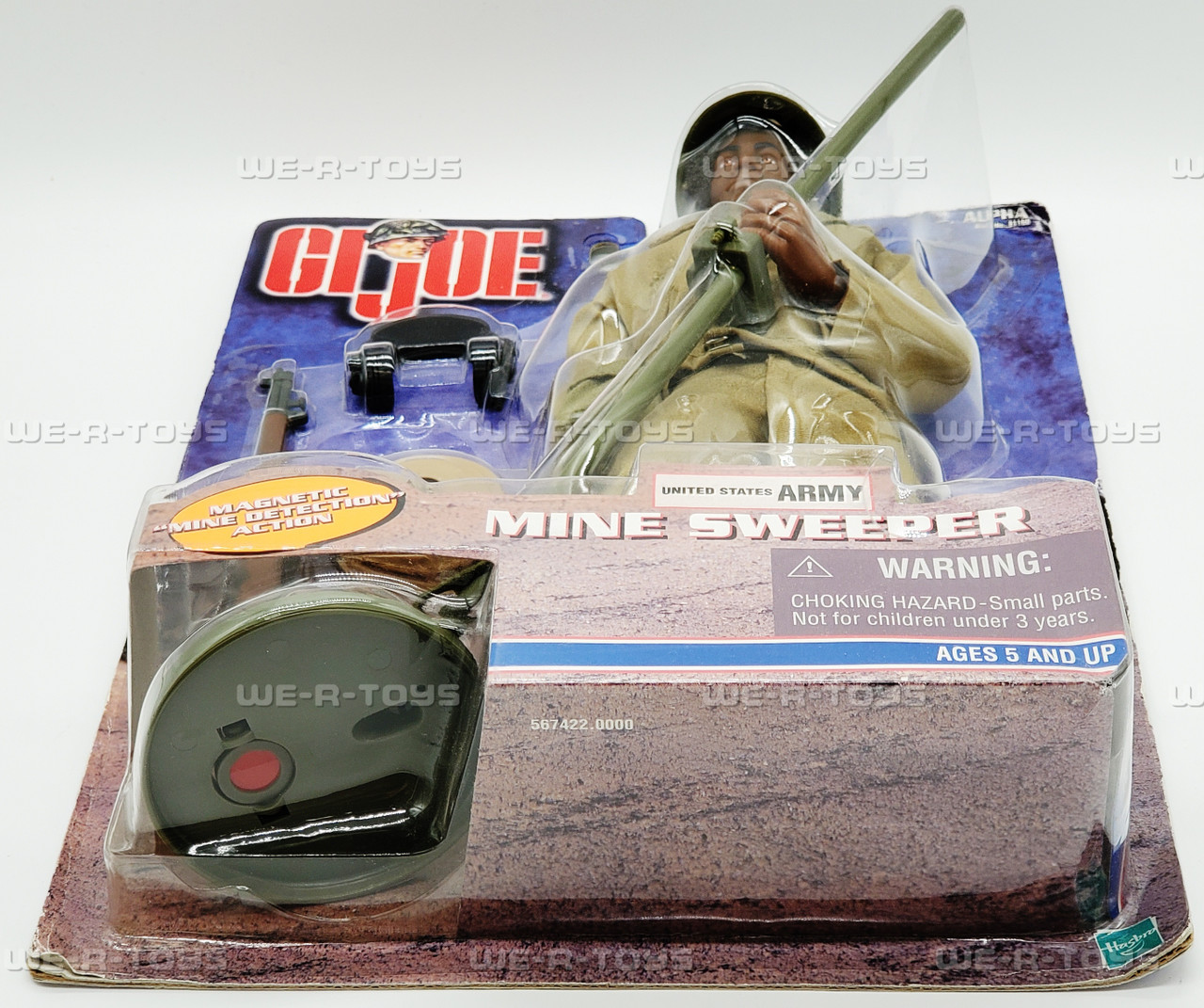 G.I. Joe Mine Sweeper Action Figure African American Hasbro 1999