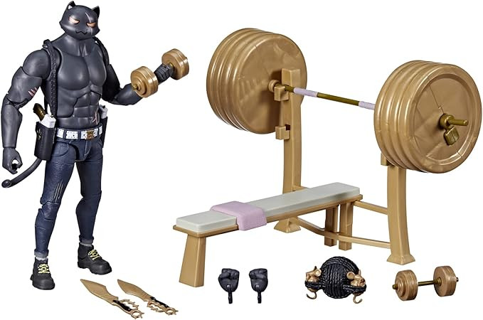 フォートナイト ニャッスル アクションフィギュア MEOWSCLES Fortnite Victory Royale Series Meowscles (Shadow) Action Figure