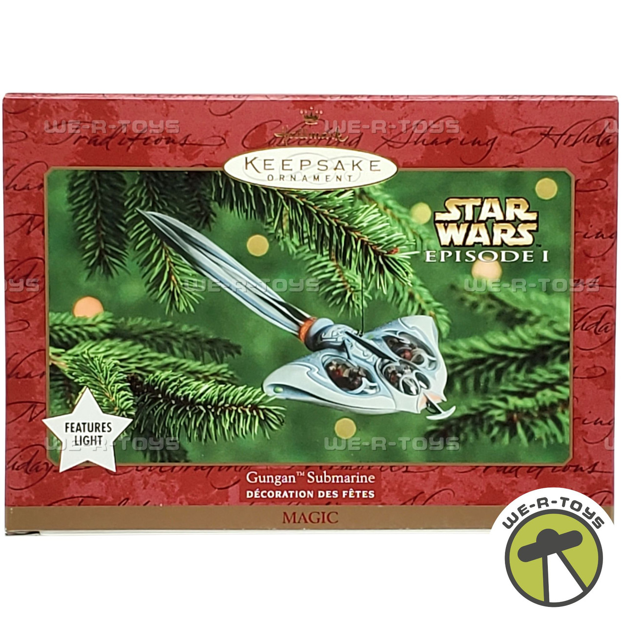 Star Wars Episode I Gungan Submarine with Light Hallmark Keepsake 2000 ...
