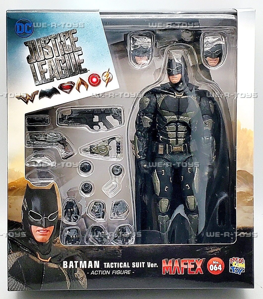 Justice League Batman Tactical Suit Version Figure No 64 Medicom