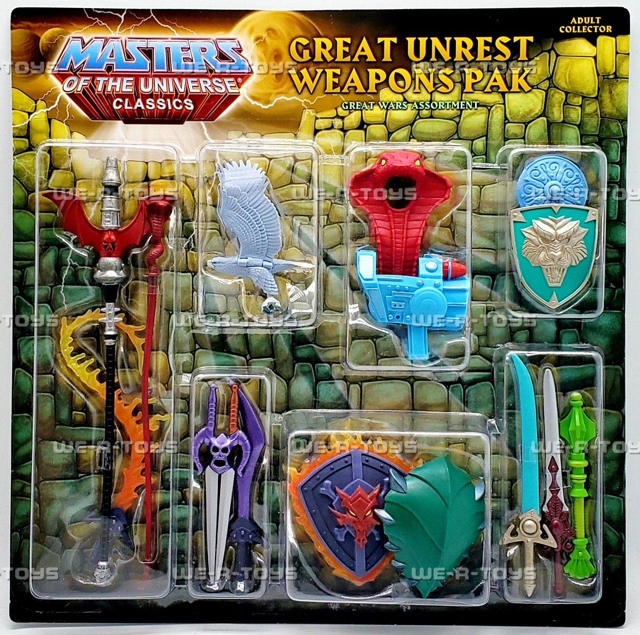 Masters of the Universe Classics Great Unrest Weapons Pack 2012