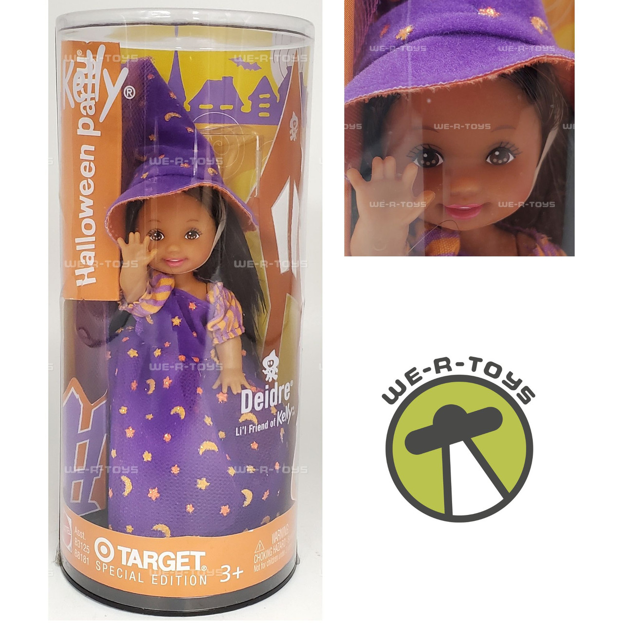 Barbie Halloween Party Kelly Doll Deidre Purple Witch Costume 2003