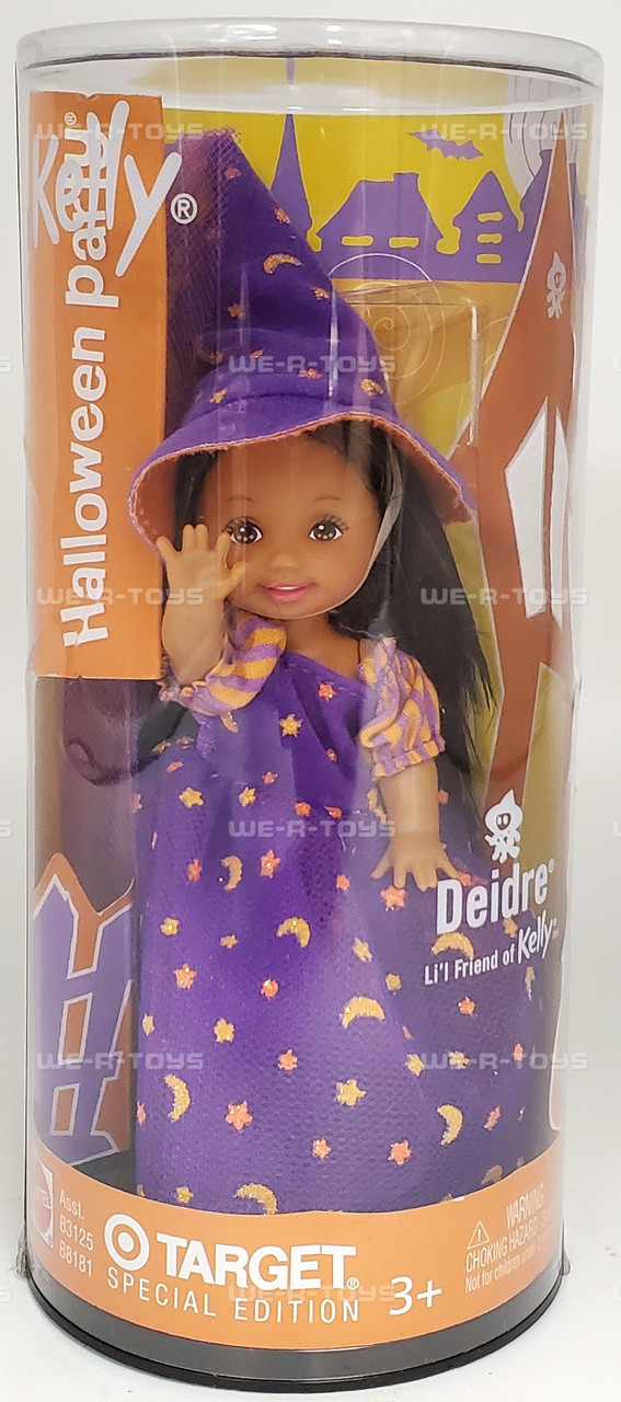 Barbie Halloween Party Kelly Doll Deidre Purple Witch Costume 2003