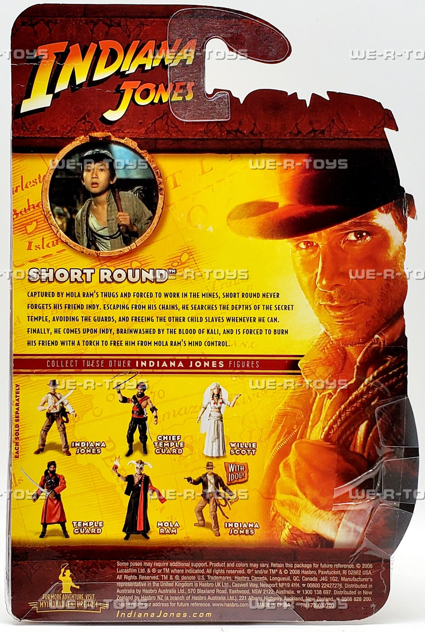 Indiana Jones Temple of Doom Short Round Action Figure 2008 Hasbro