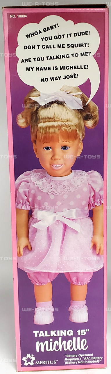 Full House Real Talking Michelle Doll 1991 Meritus No. 18004 New