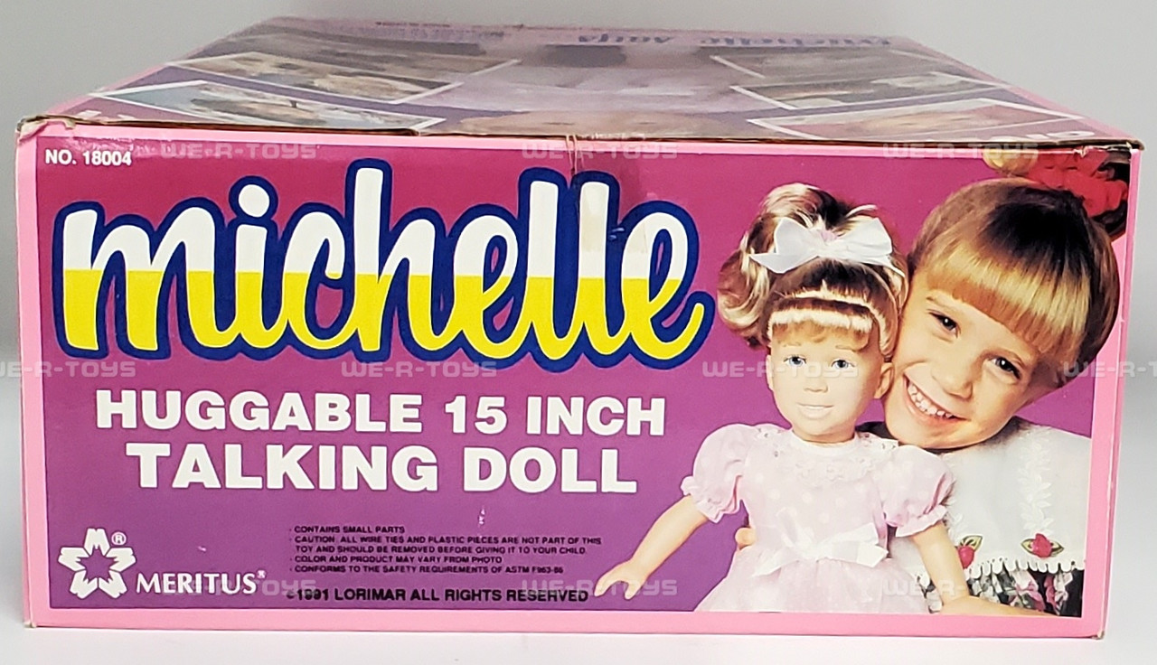 Full House Real Talking Michelle Doll 1991 Meritus No. 18004 New