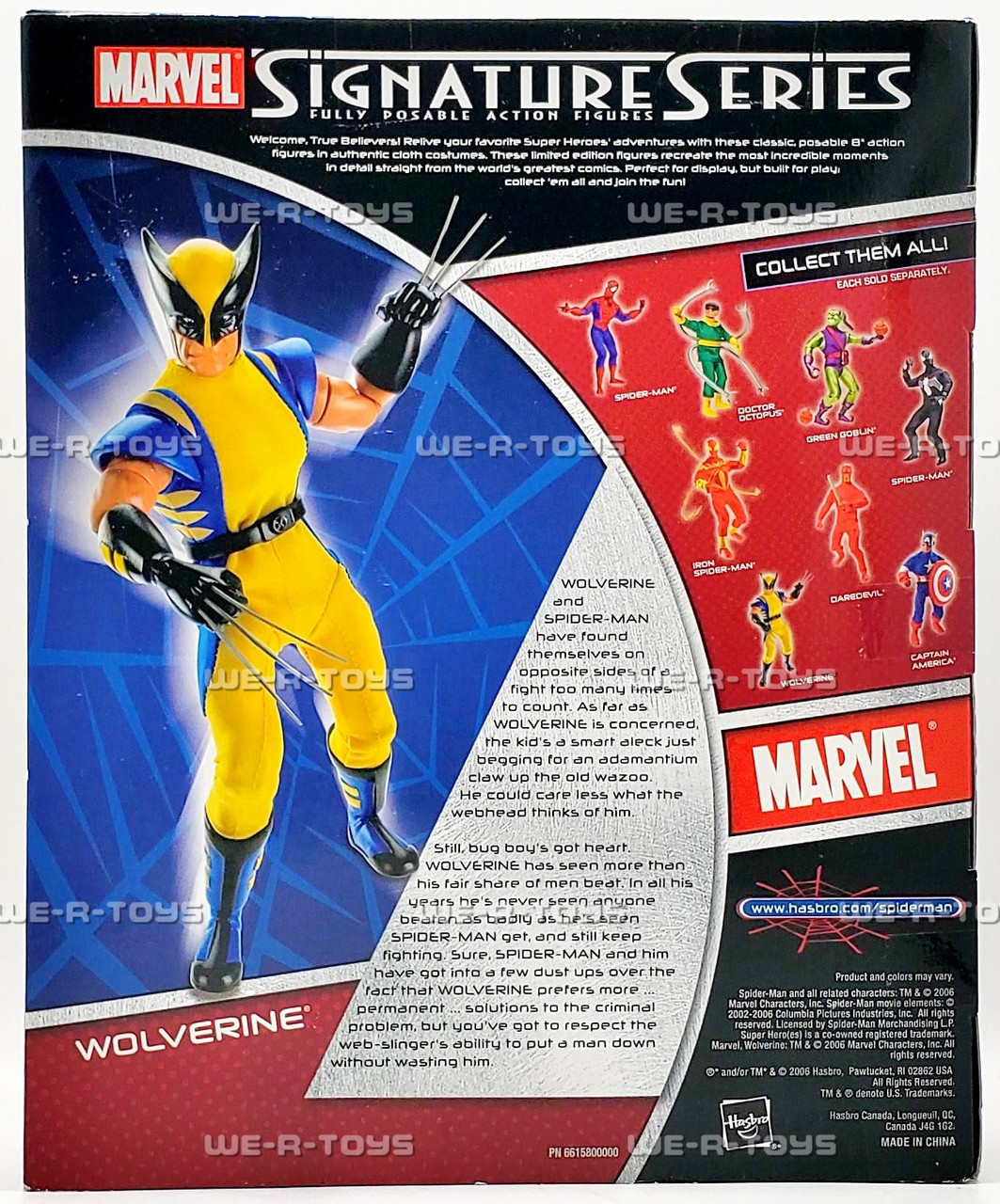Spider-Man Origins Signature Series Wolverine Figure 2006 Hasbro