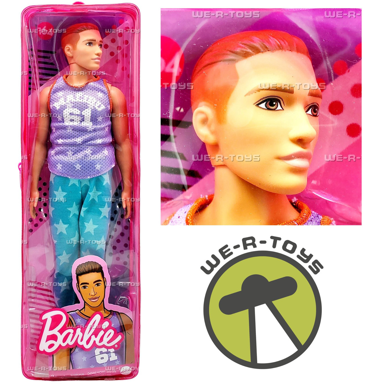 Barbie Ken Fashionistas Doll 164 with Sculpted Brown Hair 2020