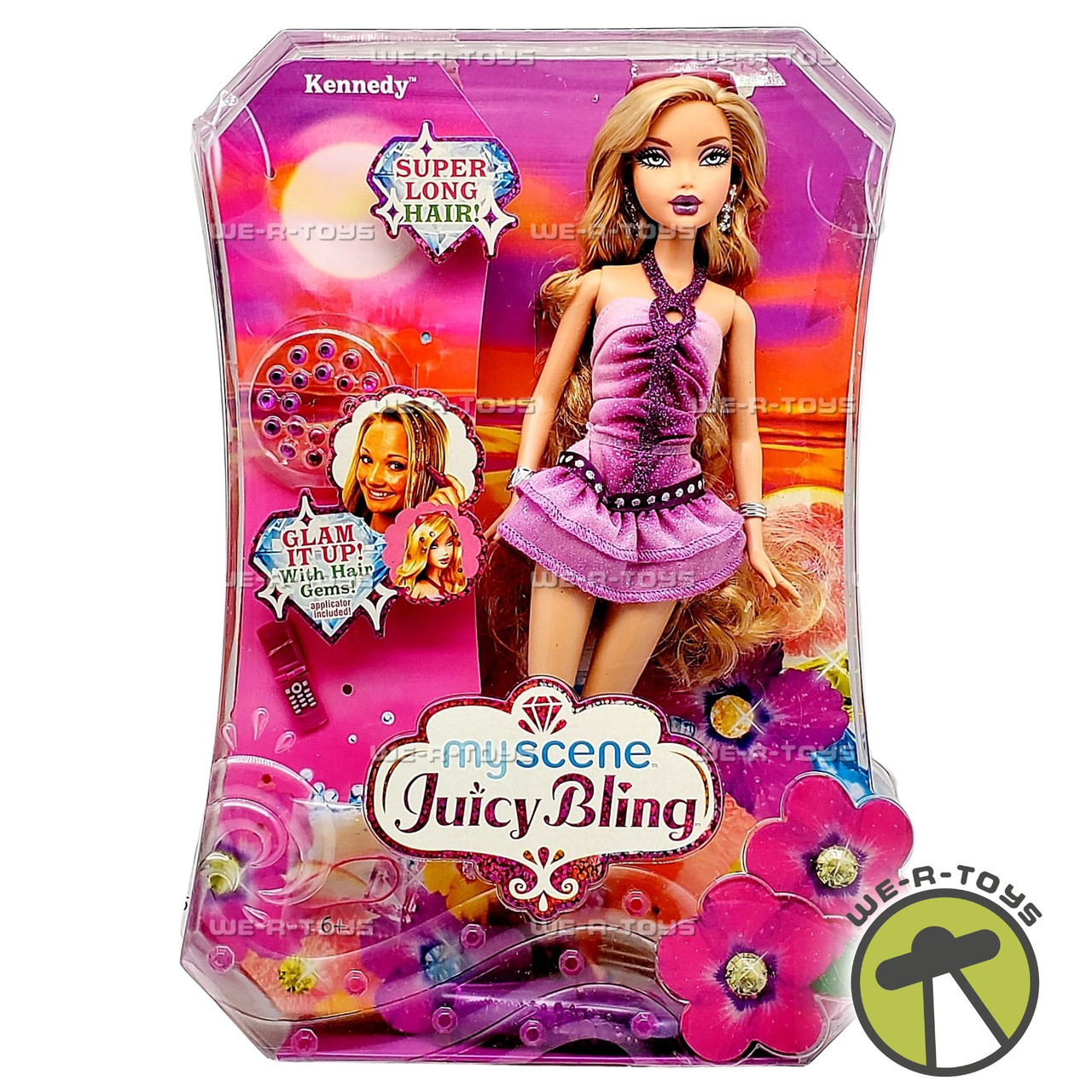 インディーズソフビ✨モジャキング✨クリアピンク✨美品✨ Barbie My Scene Juicy Bling Kennedy Doll 2006 Mattel K8264 - We-R-Toys