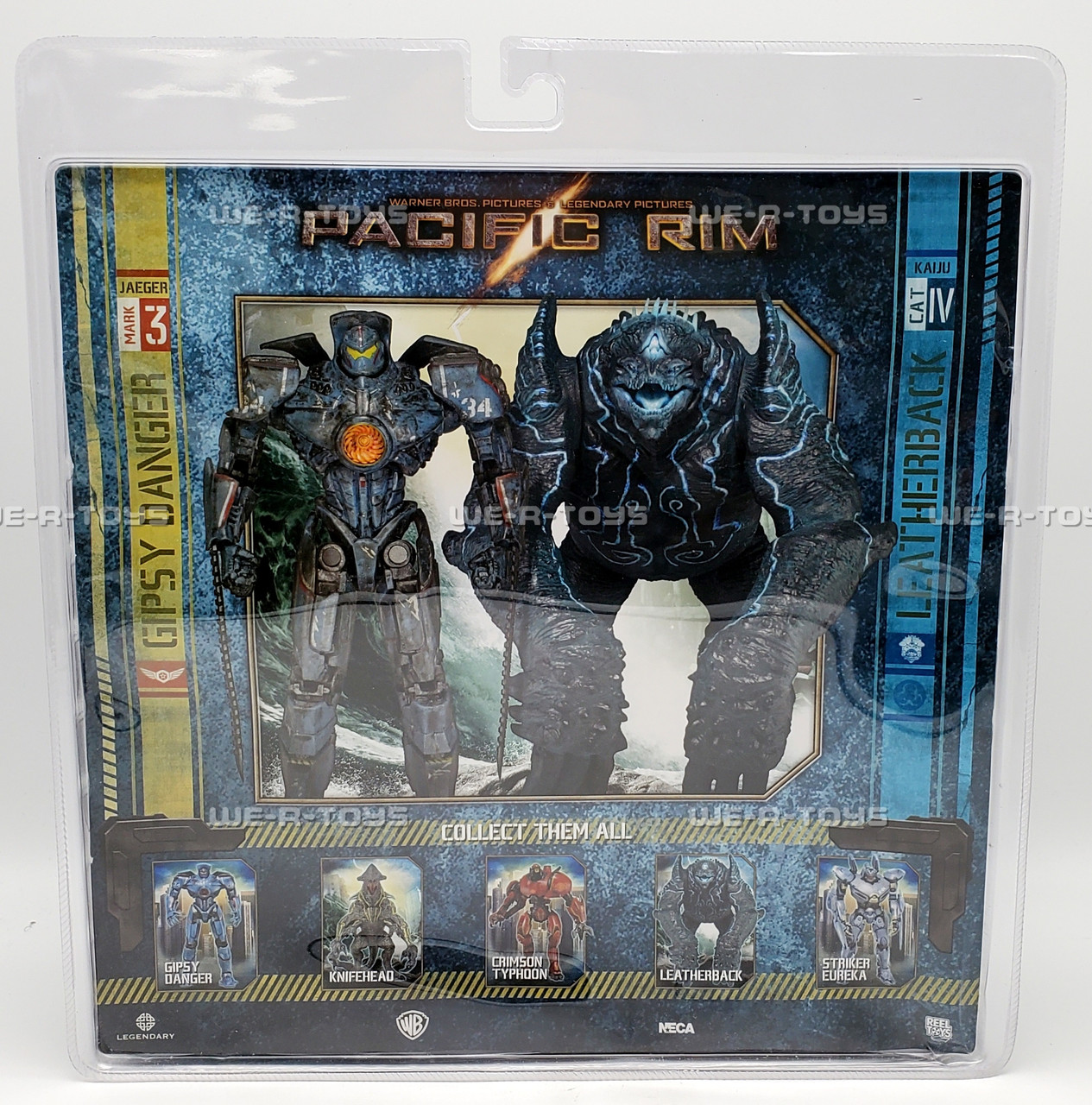 Pacific Rim Gipsy Danger Jaeger & Leatherback Action Figures 2013