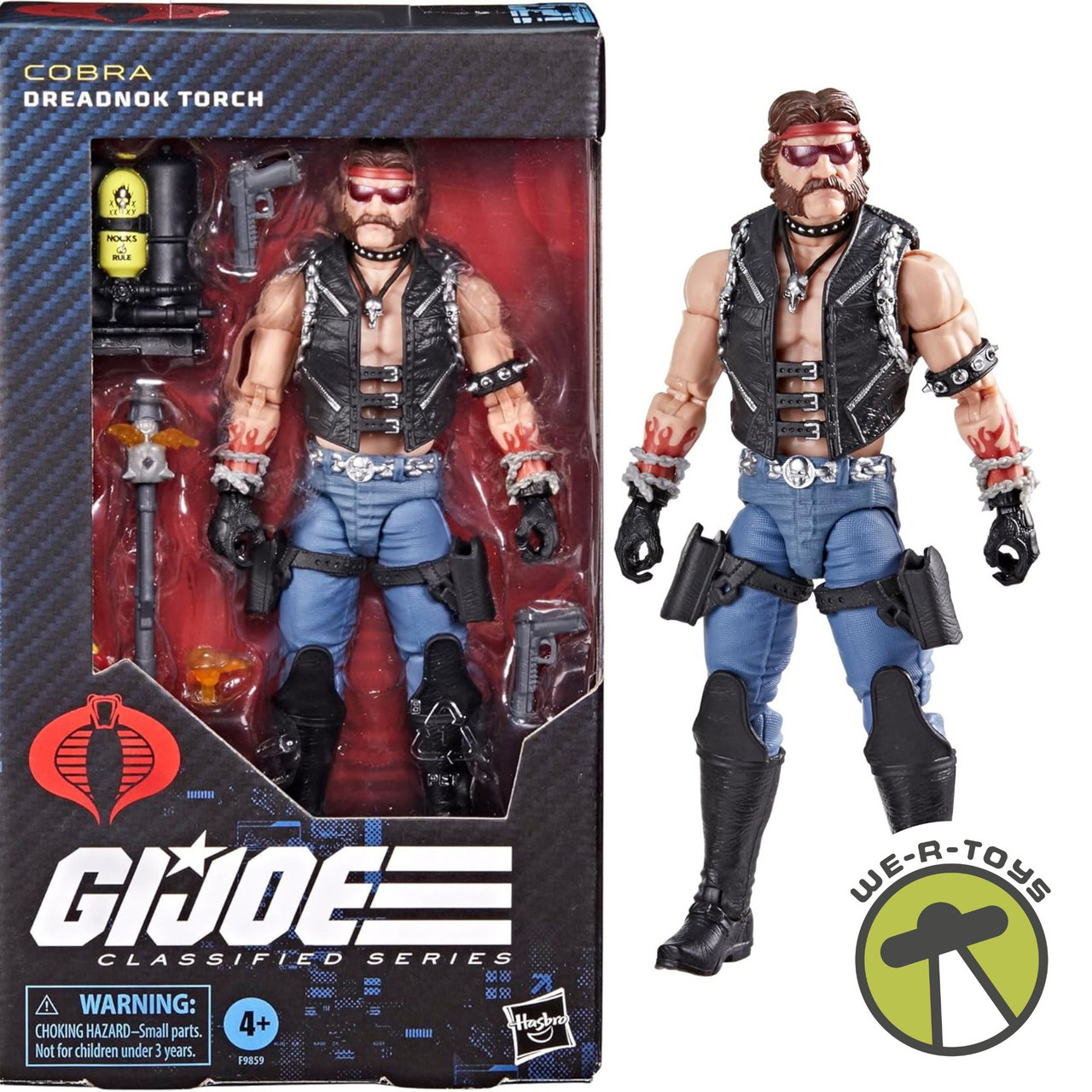 GI Joe Classified Series Dreadnok Torch, Collectible 6-Inch Action