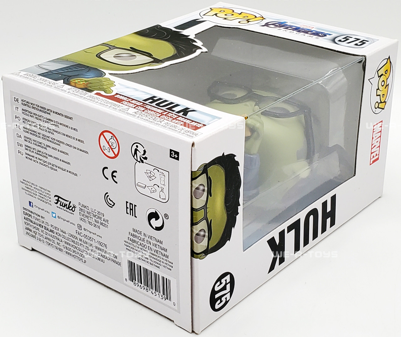 Funko Pop! Marvel Avengers Endgame Hulk with Taco Bobble Funko Pop! Marvel Avengers Endgame Hulk with Taco Bobble