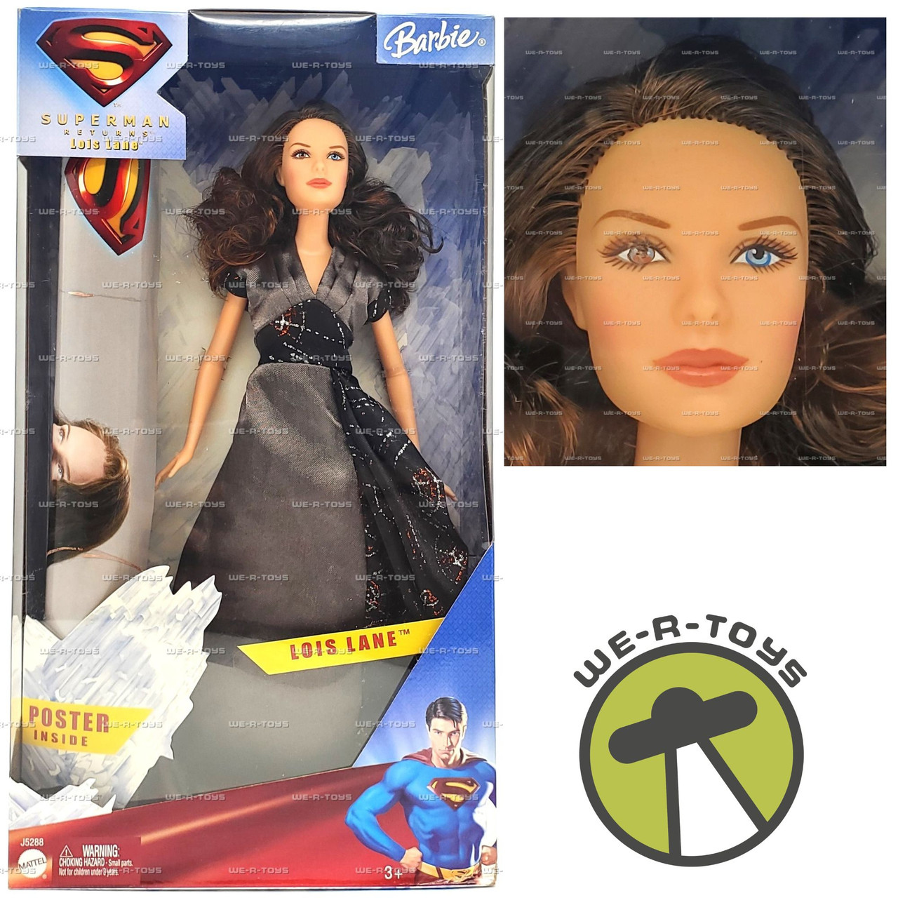 Barbie Lois Lane Doll Superman Returns 2005 Mattel #J5288 - We-R-Toys