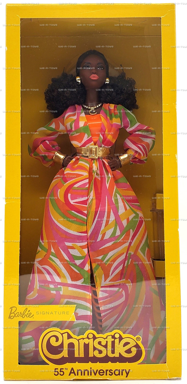 Barbie Signature Christie 55th Anniversary Doll 2022 Mattel #HJX29
