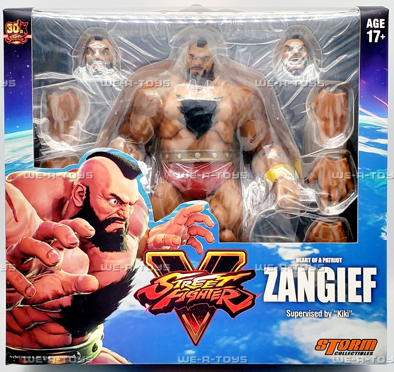 Street Fighter V Zangief Action Figure Storm Collectibles 71701