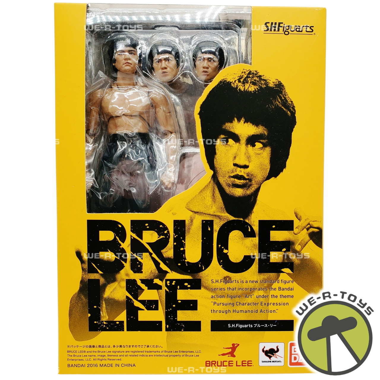 Figurine SH Figuarts Bruce Lee - Bandai Japan - Édition Classics (costume Jaune) NEUVE