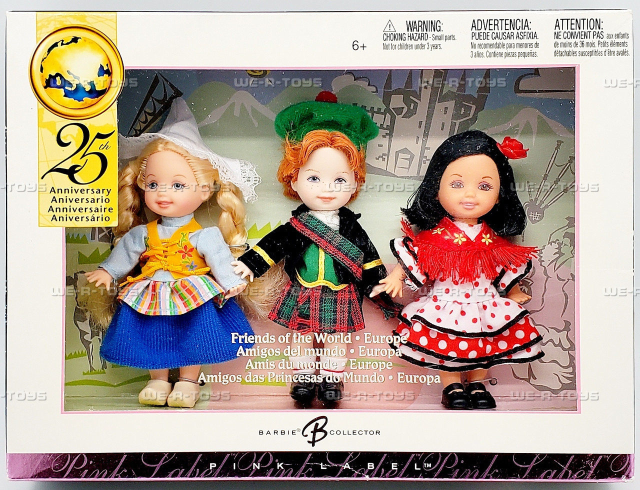 Barbie Dolls of The World Europe Kelly and Friends Gift Set 2004