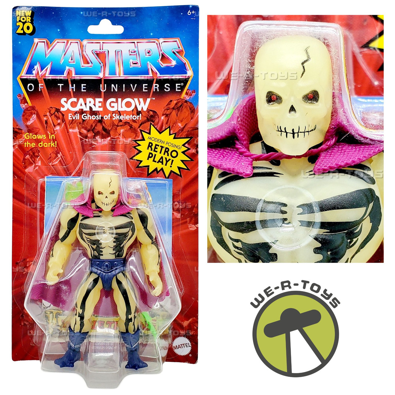 Masters Of The Universe Figura De Acción Masterverse Scare Glow Con Cabeza Que Brilla En La Oscurida Masters Of The Universe Skeleton Masters Of The Universe Figura De Acción Masterverse Scare Glow Con Cabeza Que Brilla En La Oscurida Masters Of The Universe Skeleton