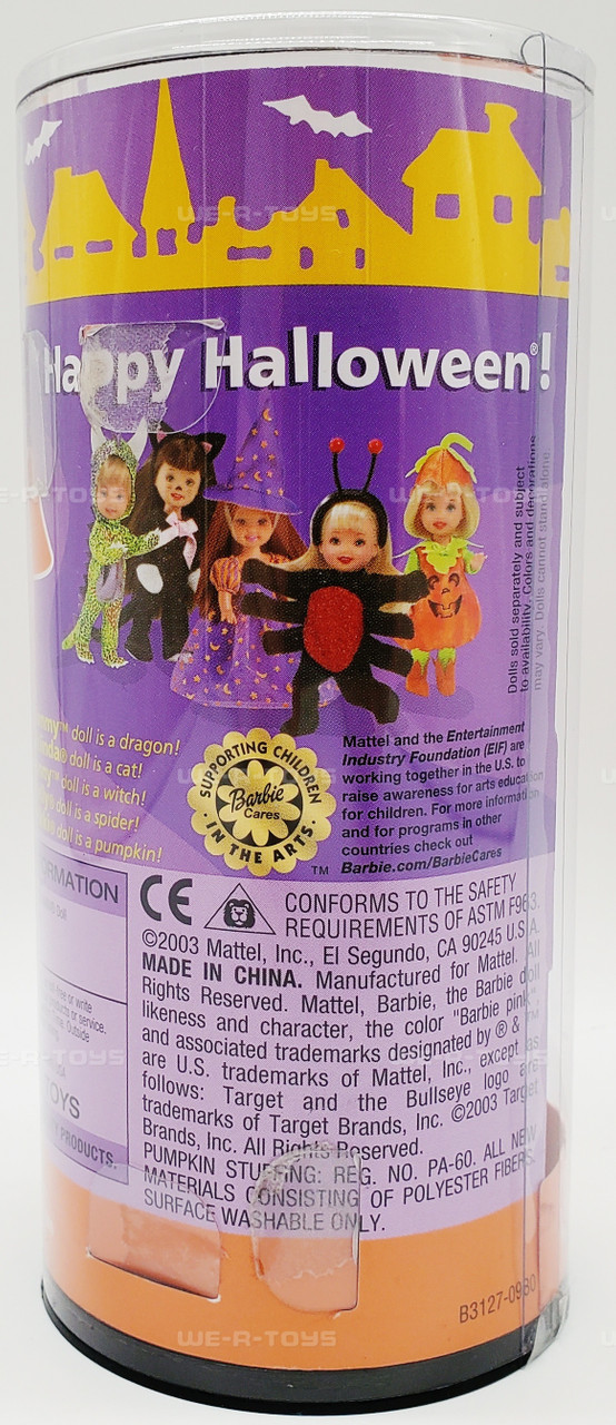 Barbie Kelly Halloween Party Nikki as Pumpkin Doll 2003 Mattel