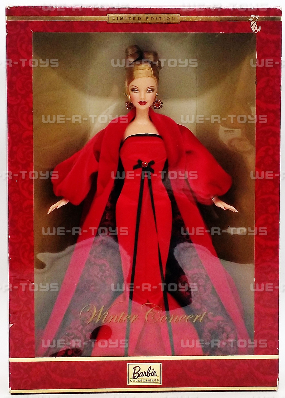 Winter Concert Limited Edition Collectible Barbie Doll 2002 Mattel