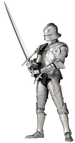 Takeyashiki 15th Century Gothic Field Armor Silver Action Figure