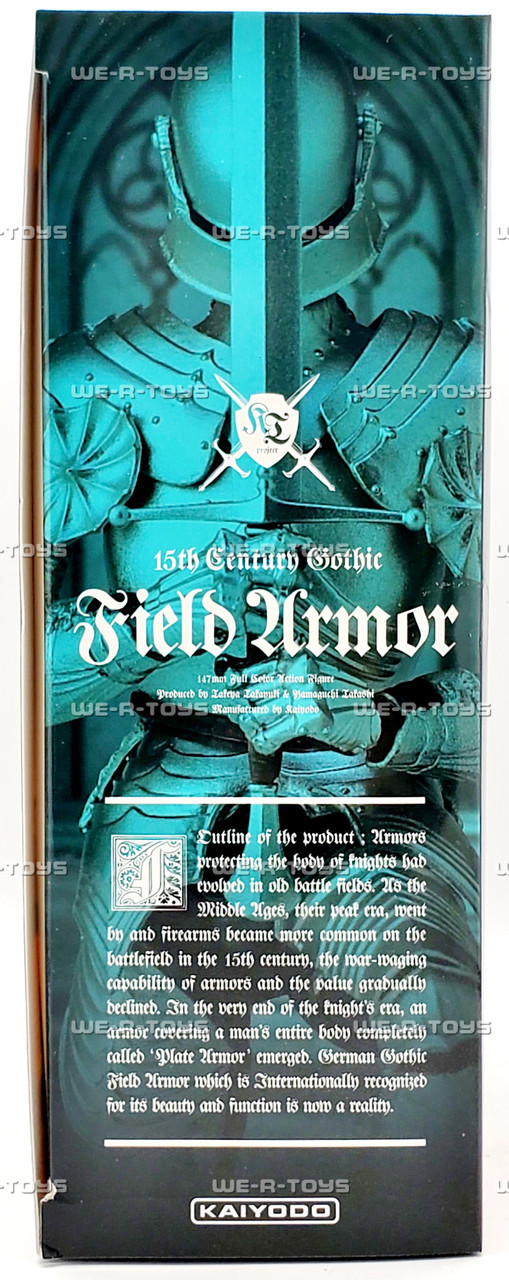 Takeyashiki 15th Century Gothic Field Armor Silver Action