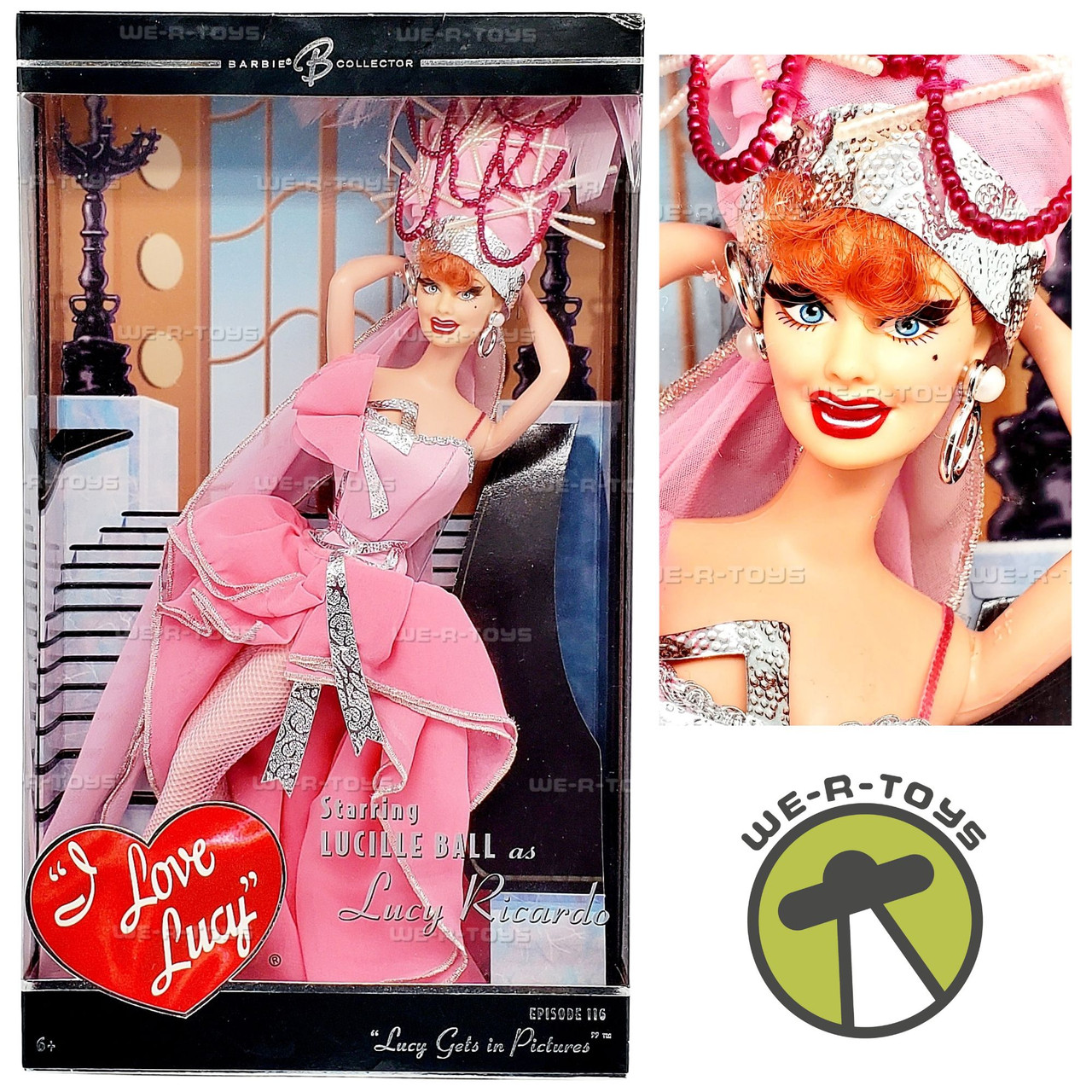 I Love Lucy Lucille Ball Barbie Doll Lucy Gets In Pictures