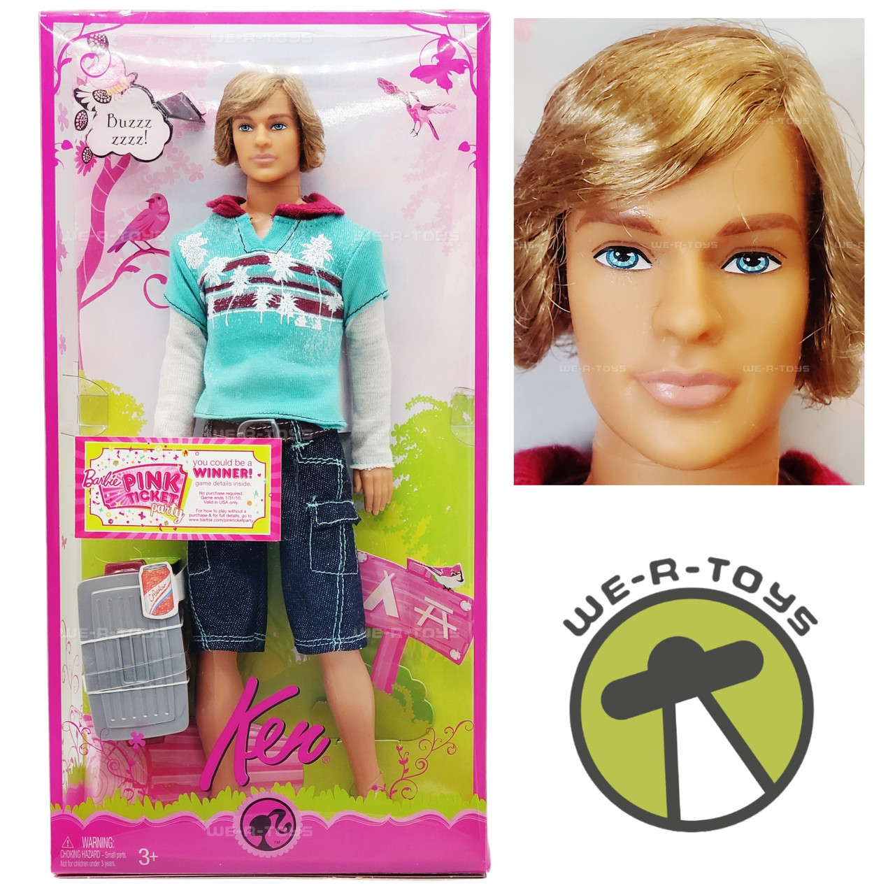 Barbie Camping Family Ken Doll 2008 Mattel P6711 NEW We-R-Toys