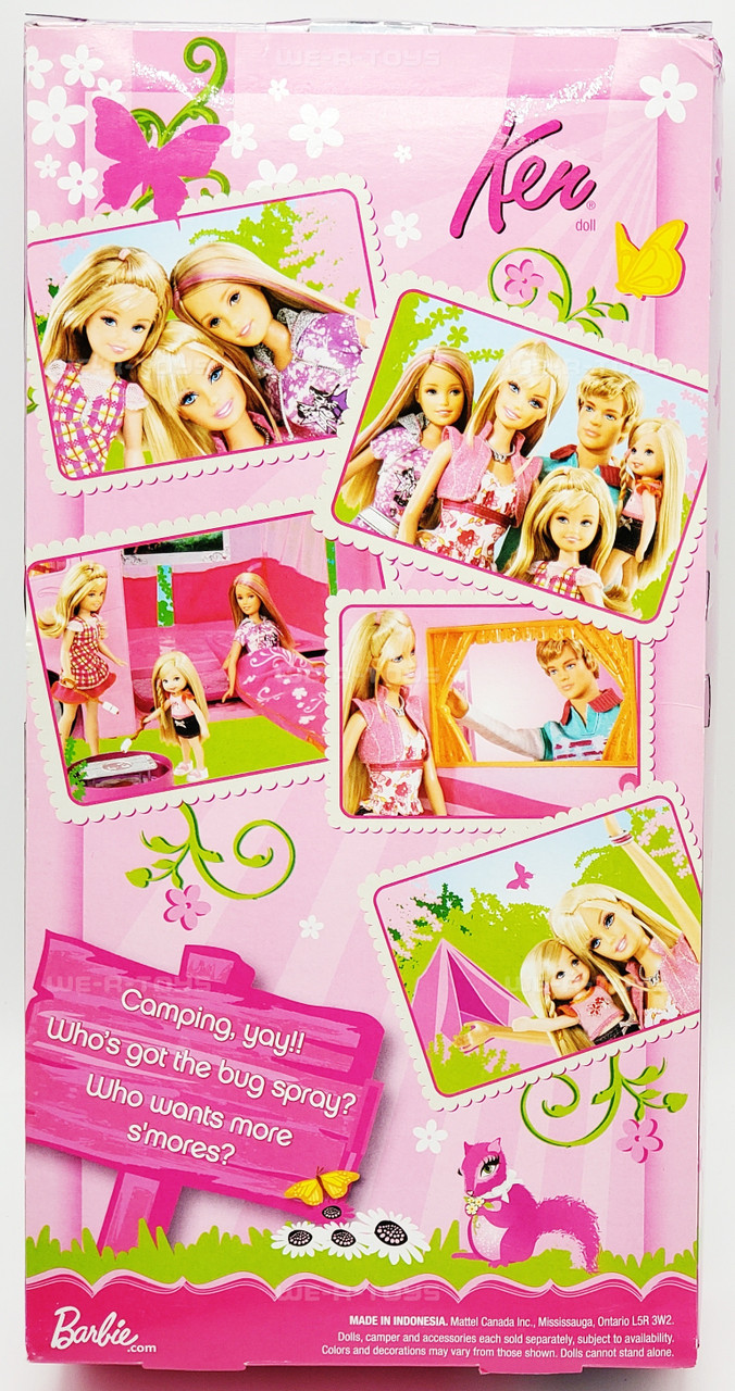 Barbie Camping Family Ken Doll 2008 Mattel P6711 NEW - We-R-Toys