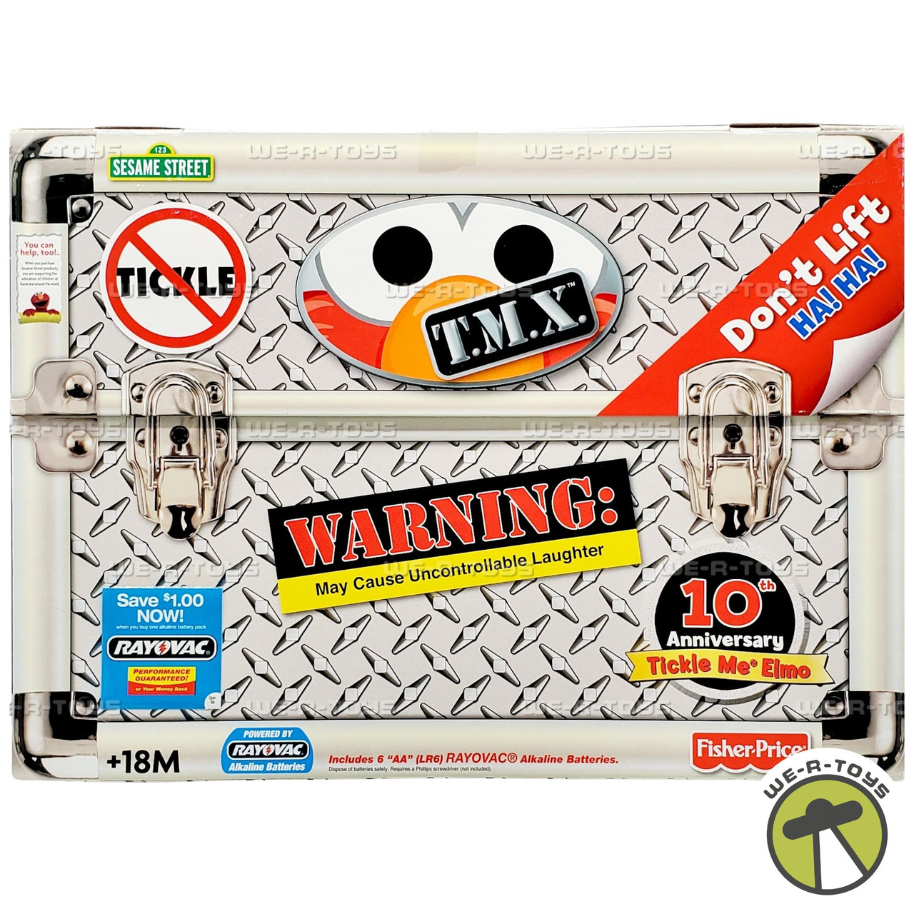 Sesame Street Tickle Me Elmo 10th Anniversary Toy 2006