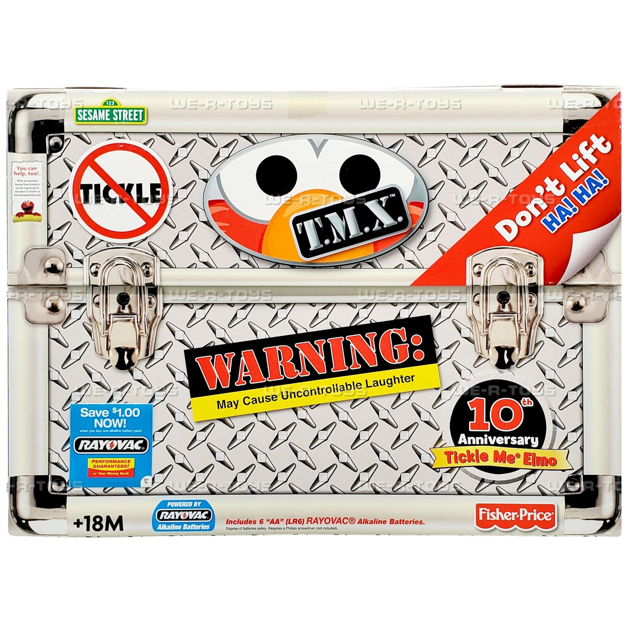 Sesame Street Tickle Me Elmo 10th Anniversary Toy 2006