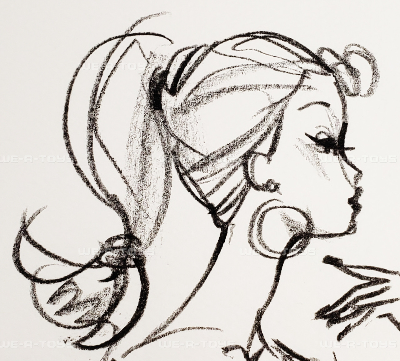 Barbie 50th Anniversary 1959 Sketch PRINT Signed Robert Best