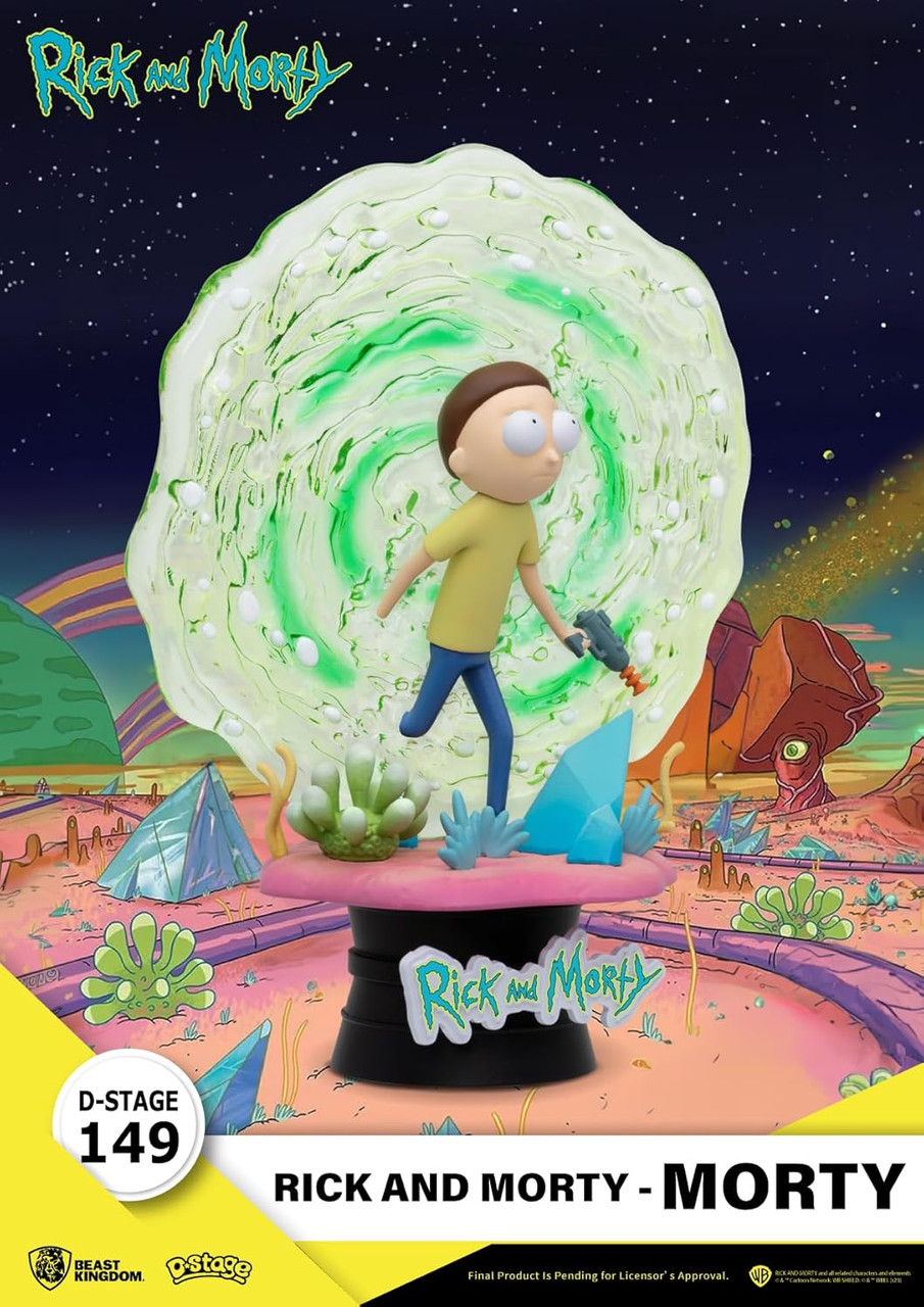 Rick & Morty Morty D-Stage 149 Statue 2024 Beast Kingdom - We-R-Toys