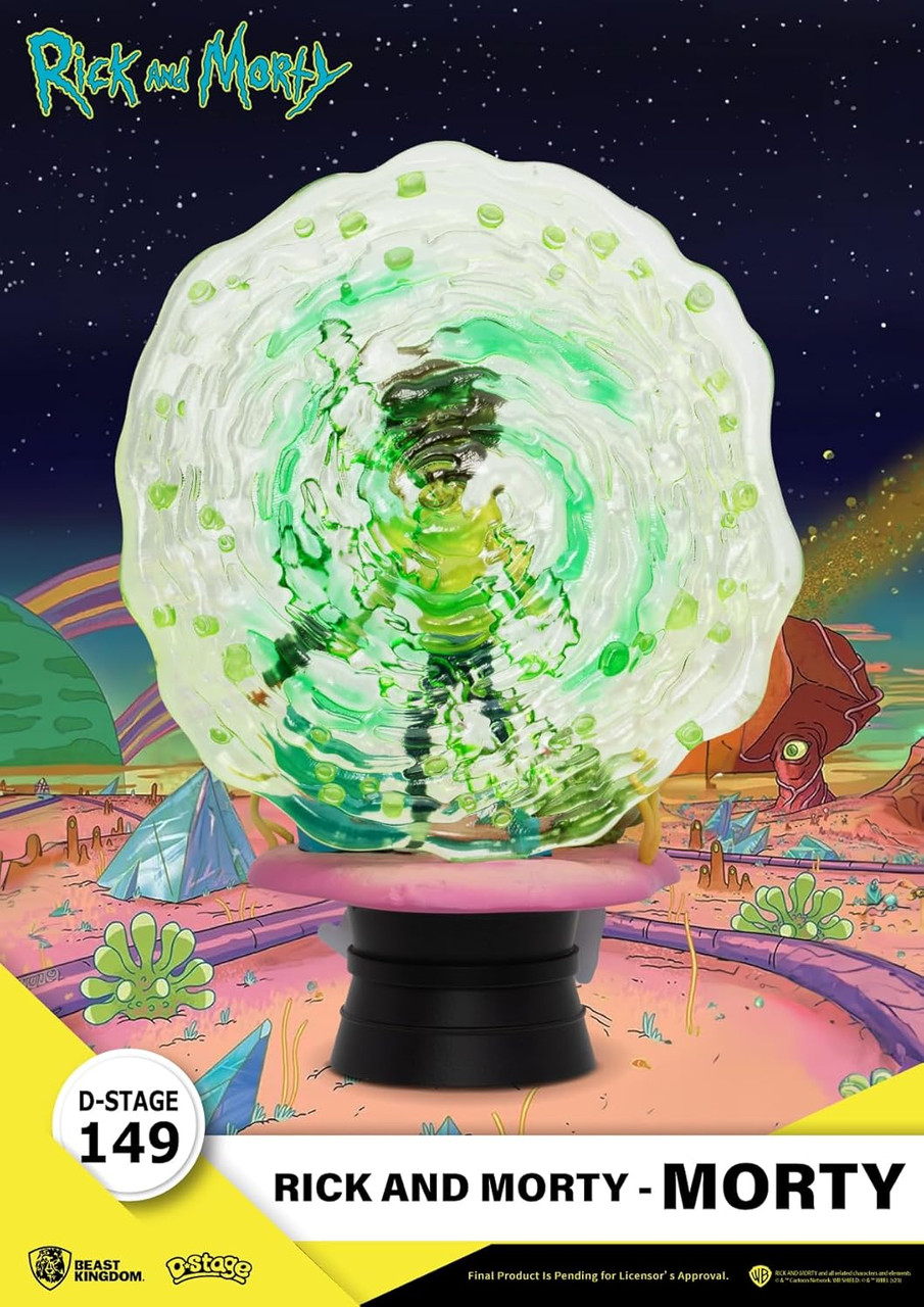 Rick & Morty Morty D-Stage 149 Statue 2024 Beast Kingdom - We-R-Toys