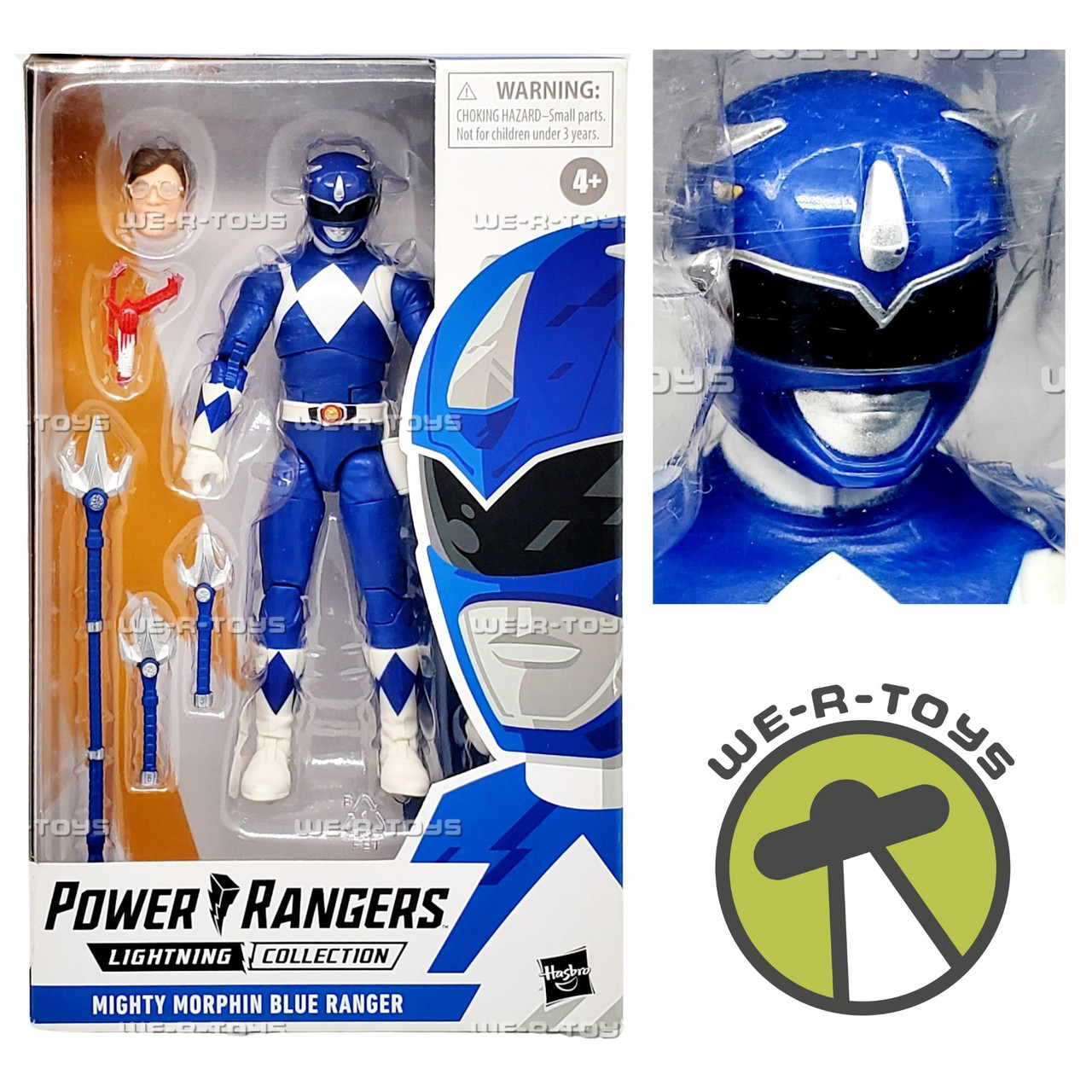 Hasbro Power Rangers Lightning Collection - Action Figure Mighty Morphin Ninja Blue Ranger, Serie Collezionabile - 3