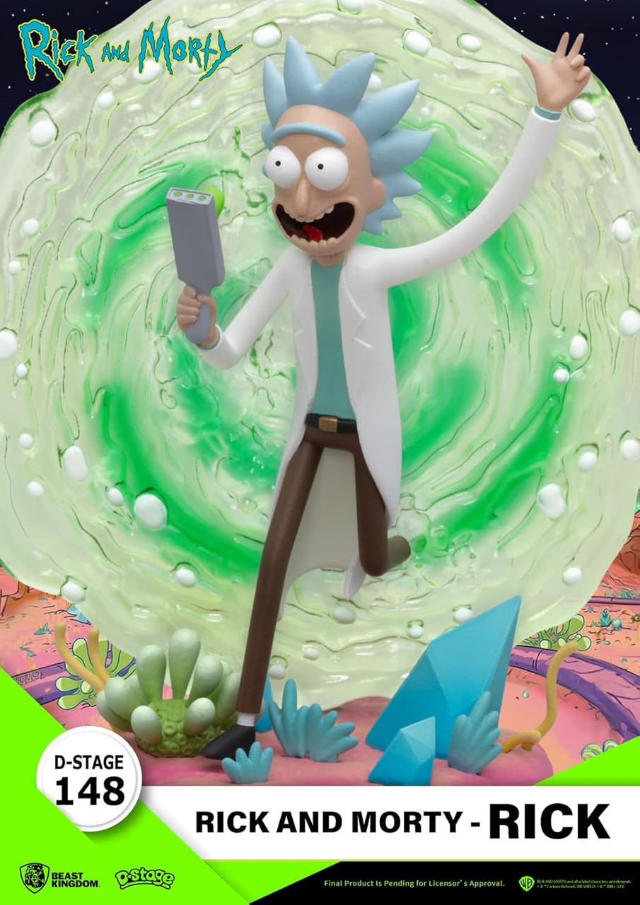 Rick & Morty Rick D-Stage 148 Statue 2024 Beast Kingdom - We-R-Toys