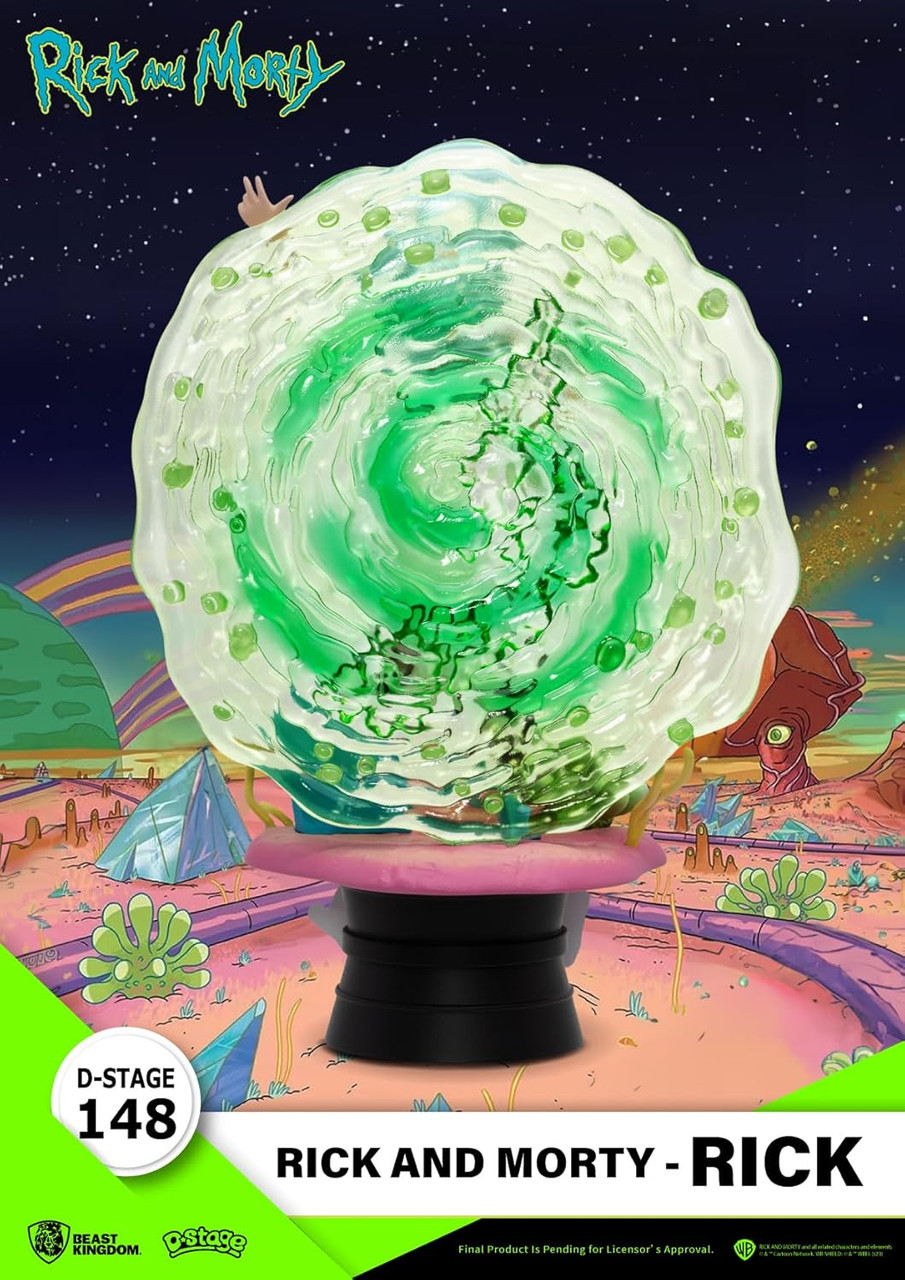 Rick & Morty Rick D-Stage 148 Statue 2024 Beast Kingdom - We-R-Toys
