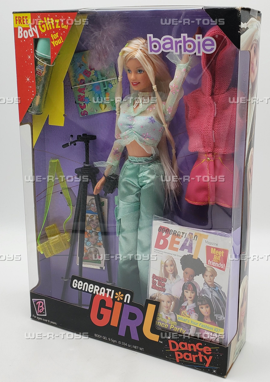 Barbie Generation Girl Photographer Doll Body Glitz Version