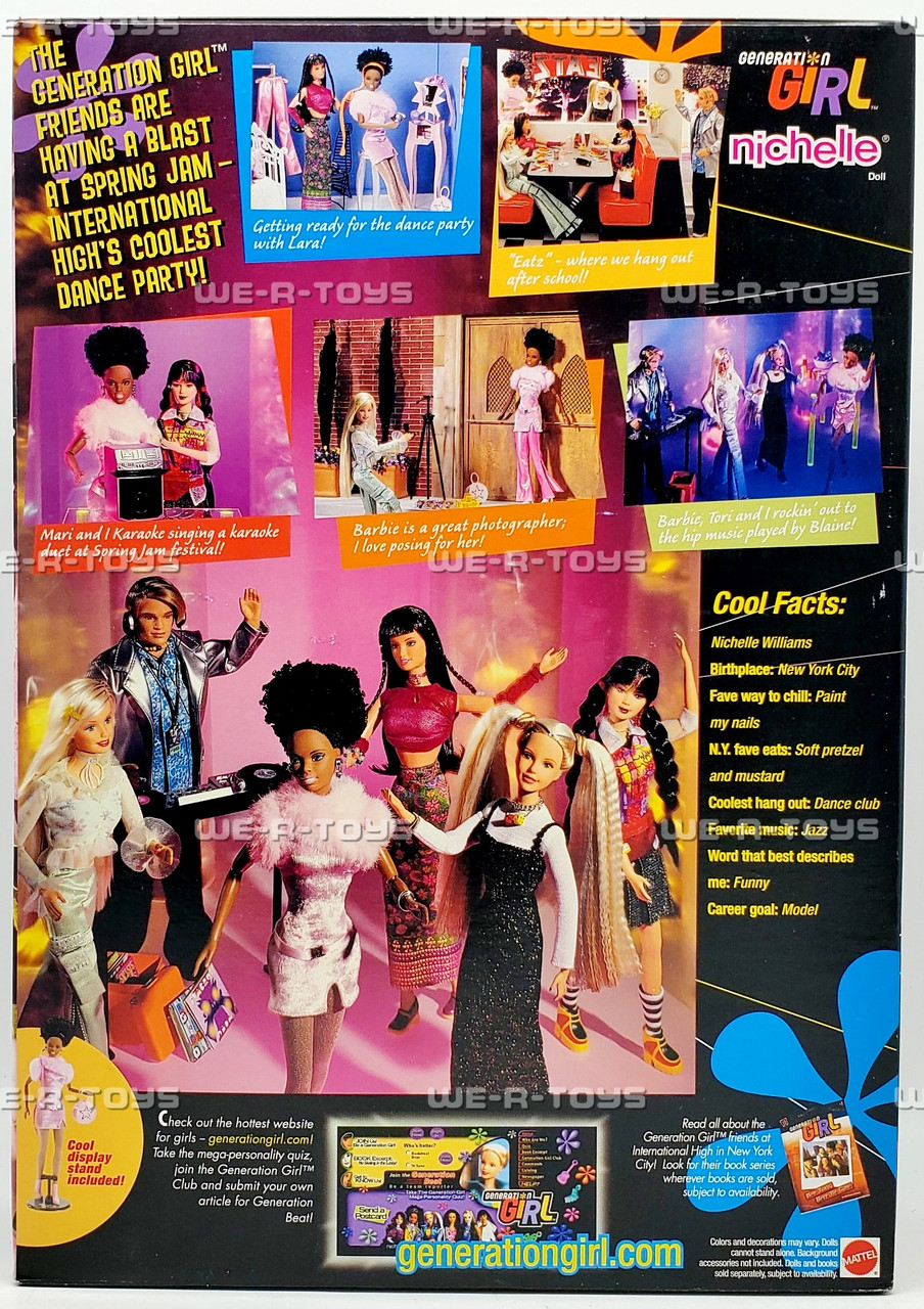 Barbie Generation Girl Nichelle Doll 1999 Mattel 25767 - We-R-Toys