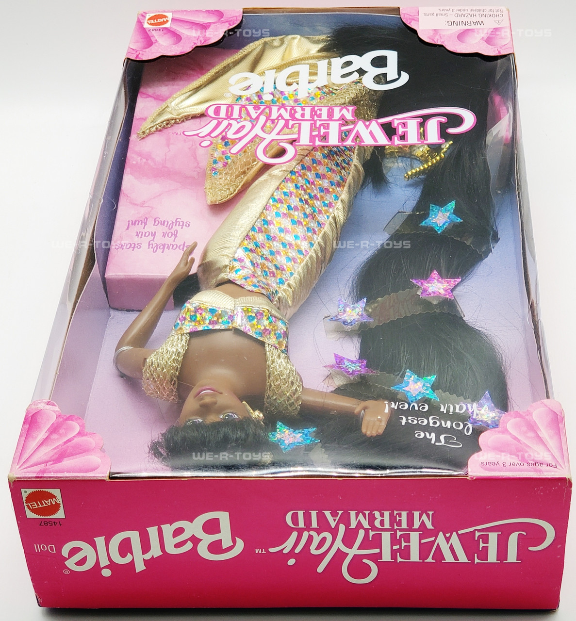 Barbie Jewel Hair Mermaid African American Doll 1995 Mattel #14587