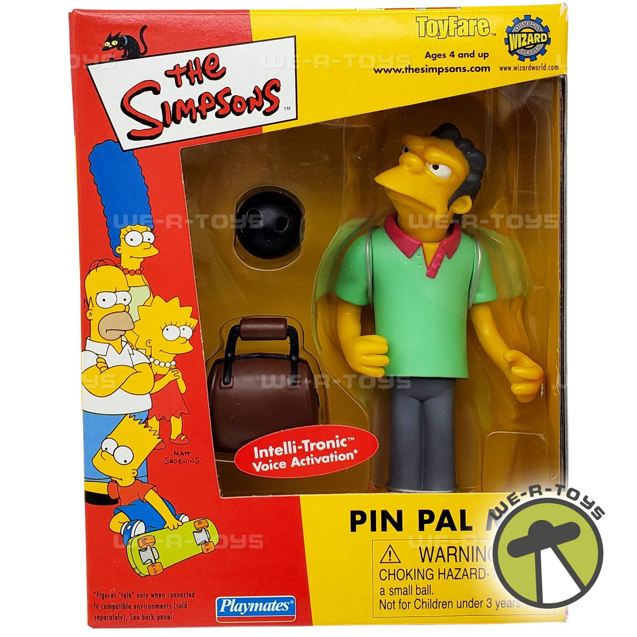 The Simpsons Pin Pal Moe フィギュア The Simpsons Pin Pal Moe Bowling Action Figure Toyfare 2001