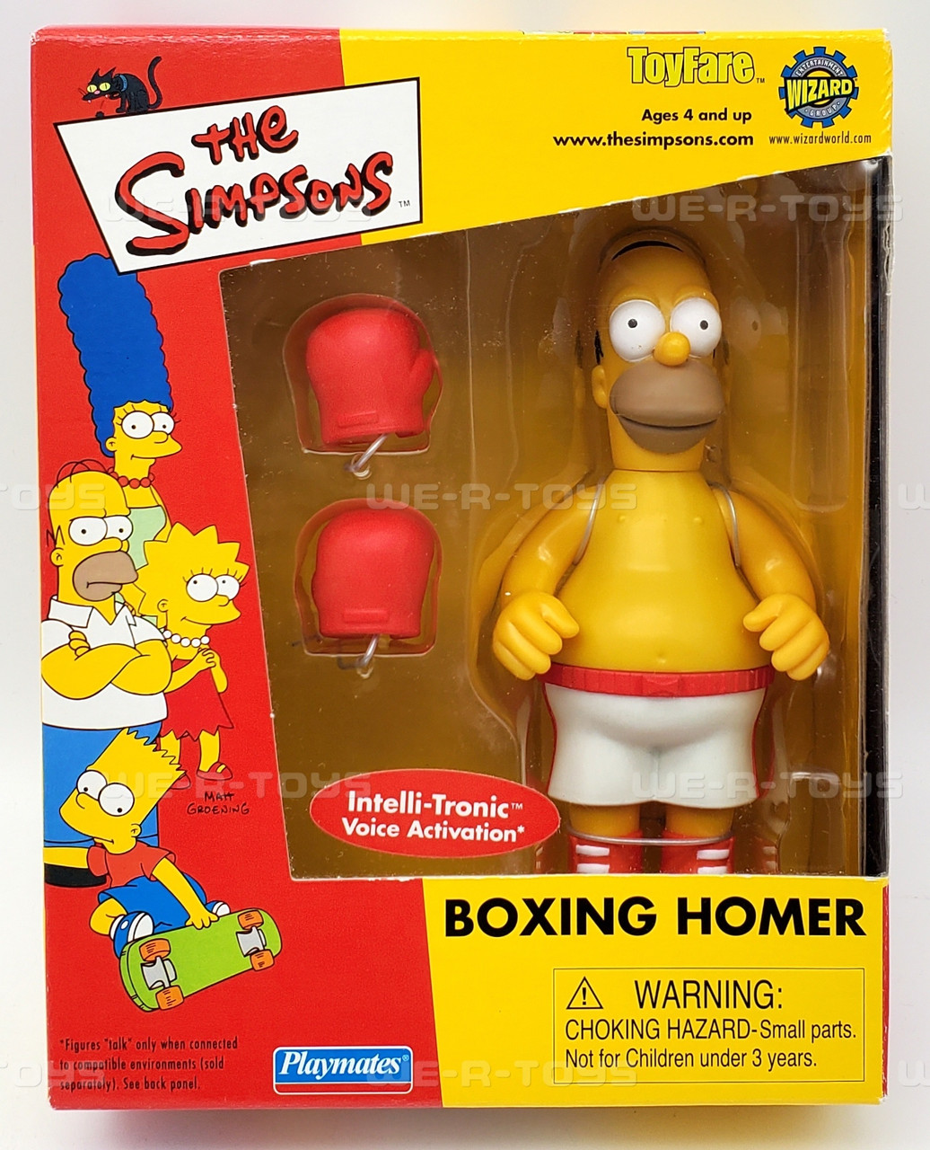 The Simpsons Boxing Homer Action Figure Toyfare 2001