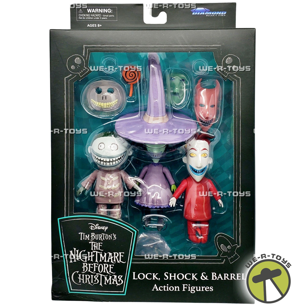 The Nightmare Before Christmas Lock Shock and Barrel Action Figure