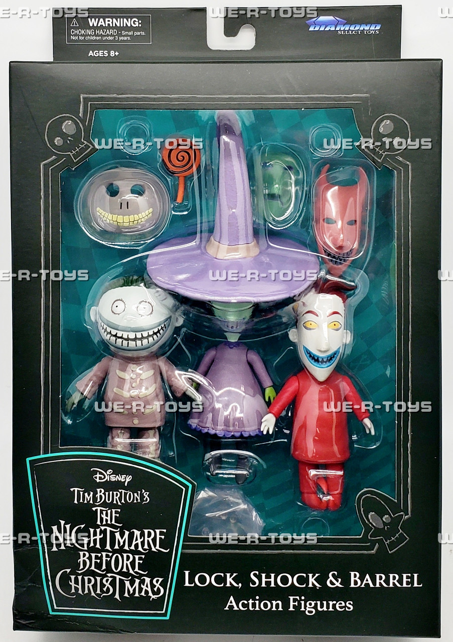 The Nightmare Before Christmas Lock Shock and Barrel Action Figure